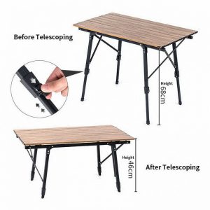 Naturehike MW03 outdoor telescopic folding Table NH19Z003 D 02