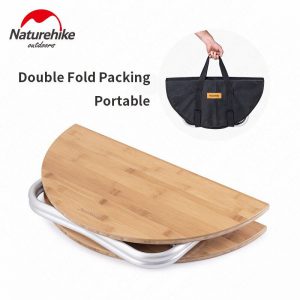 Naturehike foldable bamboo round table Table NH19JJ003 010