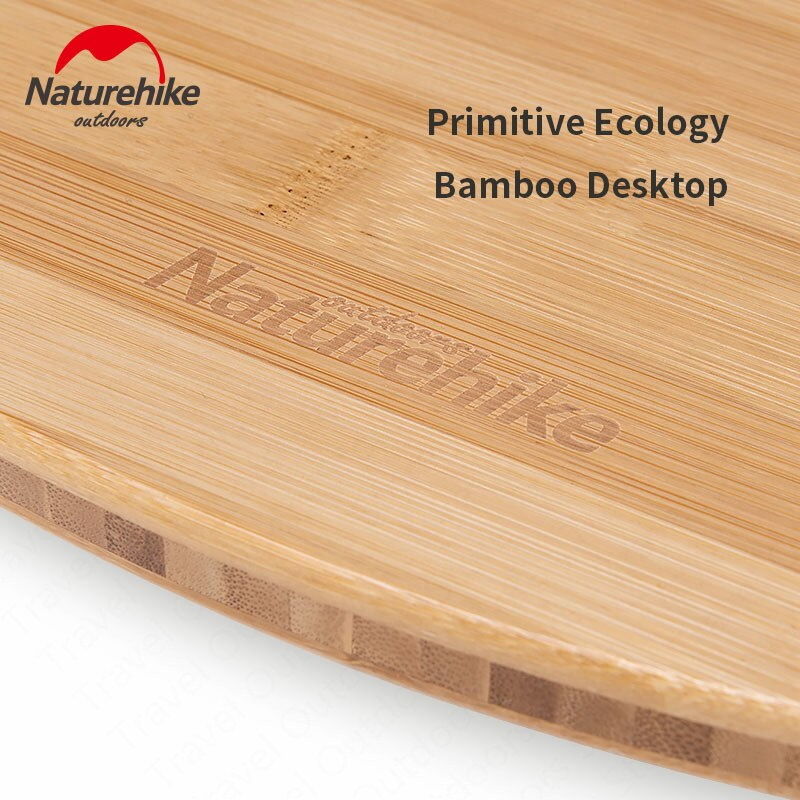 Naturehike foldable bamboo round table Table NH19JJ003 011