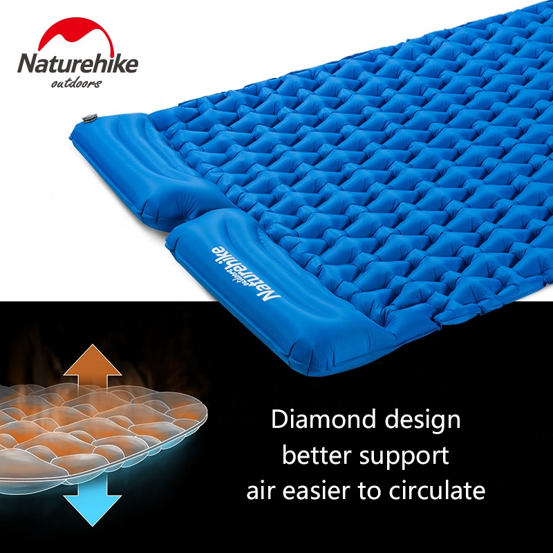 naturehike fc 13 bamboo type sleeping pad with pillow NH19Z013 P 04
