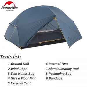 naturehike mongar 2 15d ultralight tent image NH19M002 J 04