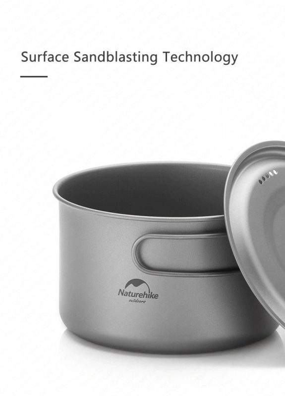 Naturehike TDG01 Titanium Pot 800ML NH18T101A
