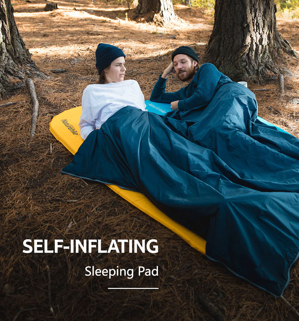 naturehike c034 ultralight sponge automatic inflatable sleeping pad square NH19Q034 D 04
