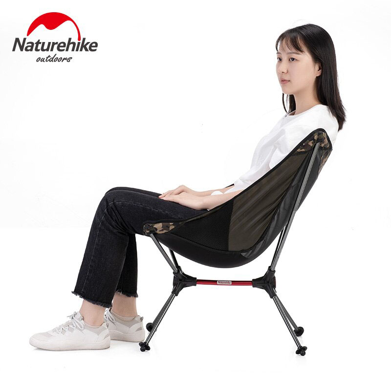 naturehike q 9e folding moon chair aluminum NH19JJ005 03