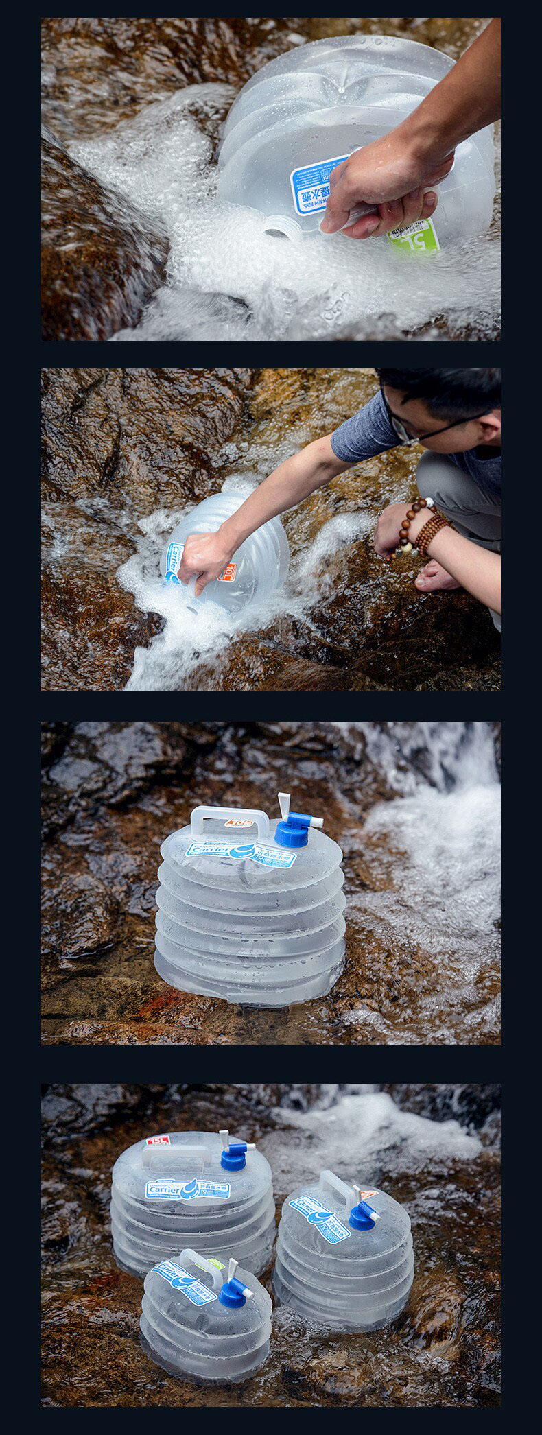 Naturehike Collapsible Water Bucket 06