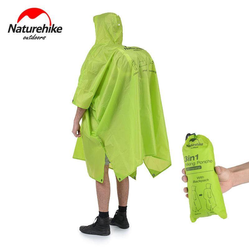 naturehike 3in1 poncho triple canopy NH17D002 M 05