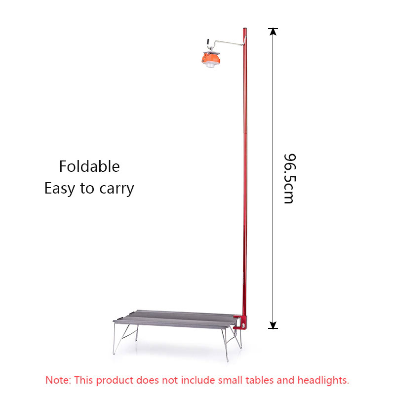 naturehike aluminum partable folding light stand lamp pole NH19PJ003 04