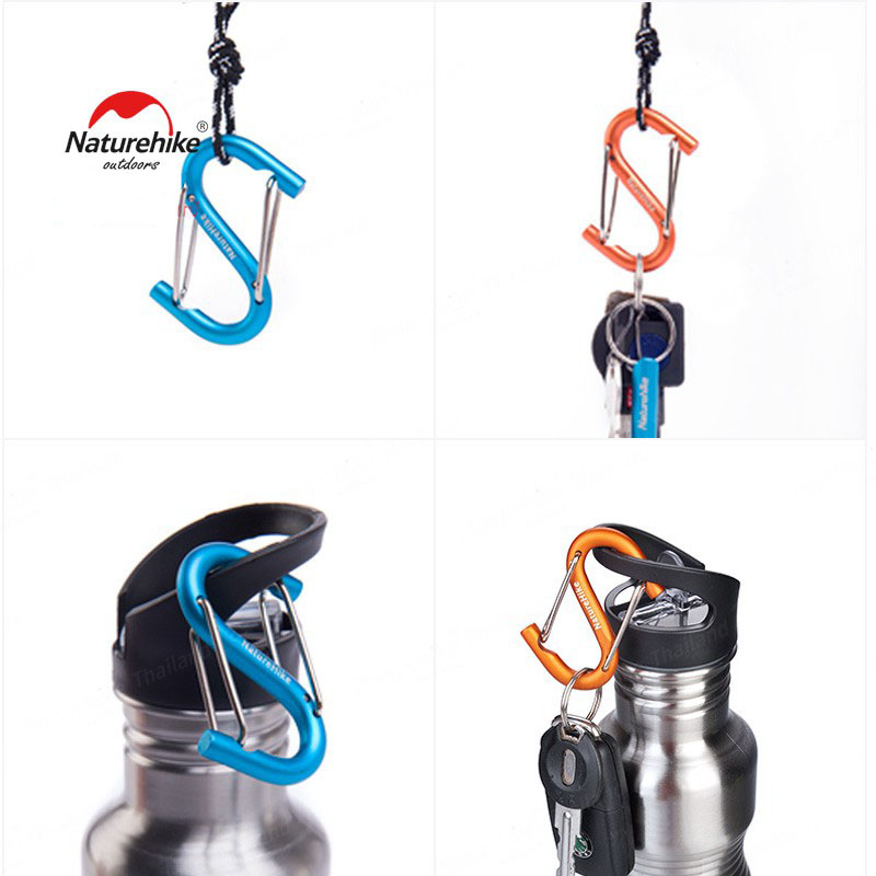 naturehike s shape carabiner two way clip lock NH15A003 H 04