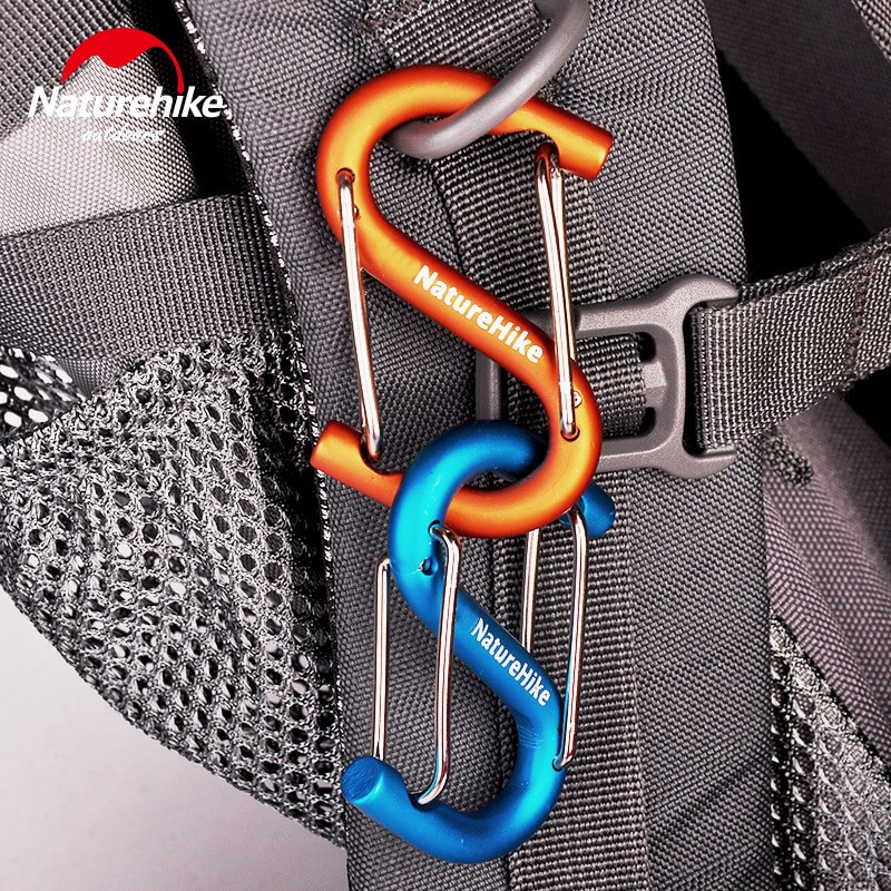 naturehike s shape carabiner two way clip lock NH15A003 H 06