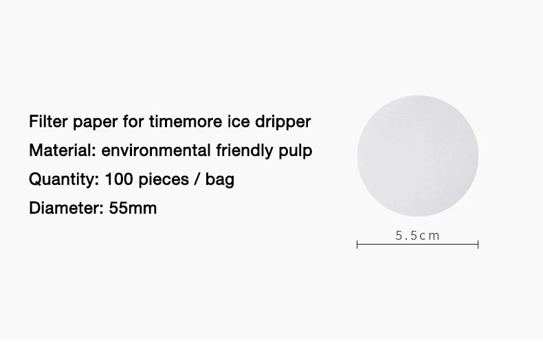 timemore coffee paper filter for ice dripper กระดาษกรองกาแฟ 06