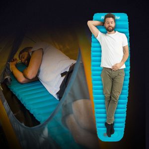 naturehike C002 Mummy Style Pressing Inflatable Sleeping Pad Moisture proof Ultralight TPU Mattress NH18Q002 D 02