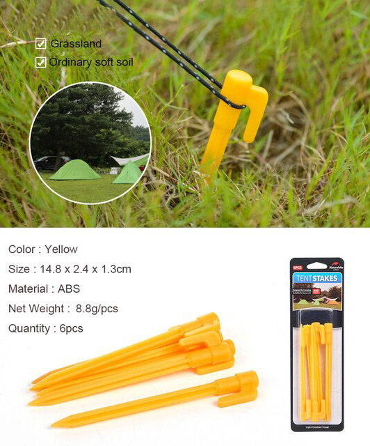 naturehike tent pegs abs plastic stake 01