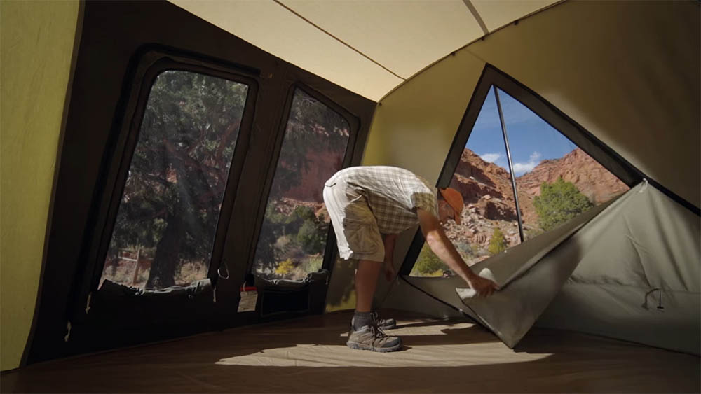 Kodiak-Canvas 10x14 ft. เต็นท์ผ้าแคนวาส 8-Person Flex-Bow VX Canvas Tent สำหรับ 8 คน