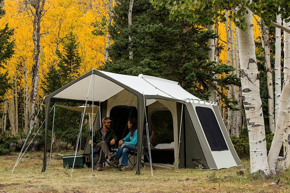 kodiak canvas 12x9 ft. 6 person cabin with deluxe awning 4