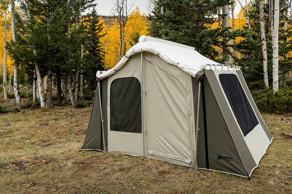 kodiak canvas 12x9 ft. 6 person cabin with deluxe awning 5