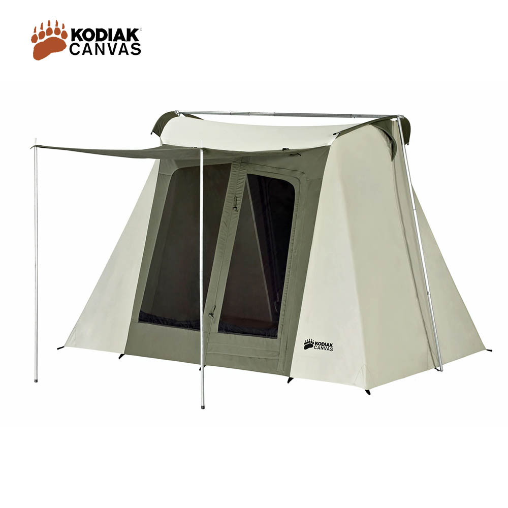 Kodiak-Canvas 9x8 ft. เต็นท์ผ้าแคนวาส 4-Person Flex-Bow Canvas Tent Deluxe สำหรับ 4 คน