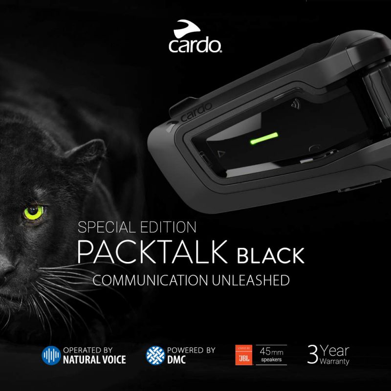 cardo packtalk special edition black motorcycle bluetooth communication system headset 6