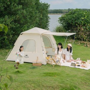 Ango pop up tent for 3 man with door pole NH21ZP010 6