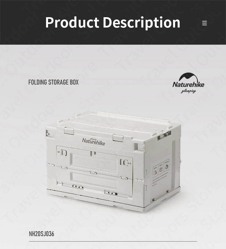 NH20SJ036 PP Folding Storage Box 20