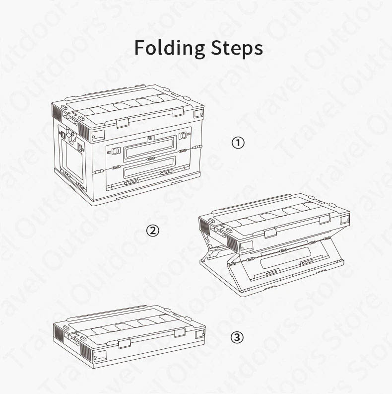 NH20SJ036 PP Folding Storage Box 27