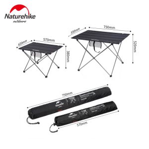 Outdoor lightweight folding table NH20JJ020 9