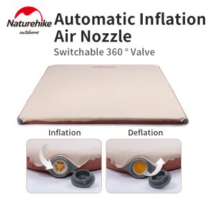 Naturehike Camping Automatic Inflation Sleeping Mat 1 2 Persons Portable 30D Elastic Cloth Sponge Mute Pad 4