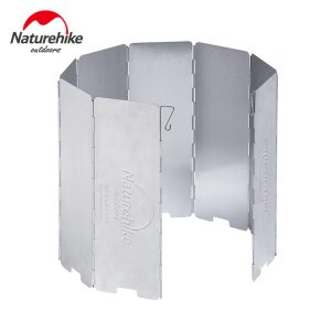 Naturhike Ultralight Outdoor 8 Plates Foldable Wind Shield For Camping Stoves Cooker NH15F008 B