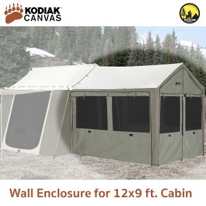 kdc0016 kodiak canvas wall enclosure for 12x9ft with awning 0650 05