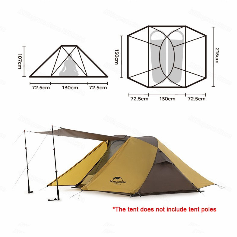 naturehike butterfly cross double tent nh21yw13216
