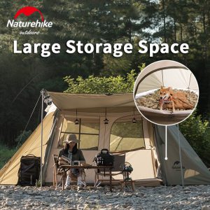 naturehike village 5 tent for 3 4 person army green nh21zp009 04
