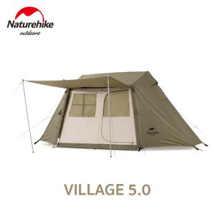 naturehike village 5 tent for 3 4 person army green nh21zp009 07 copy