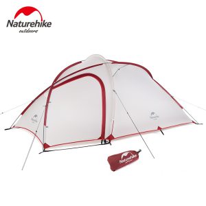 NATUREHIKE NH18K240 P Hiby one big bedroom 2 3 man tent Greywhite mat 20D updated 11
