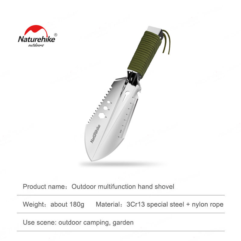 NATUREHIKE Multifunction Hand Shovel 7 in 1 Multifunctional Tools 07