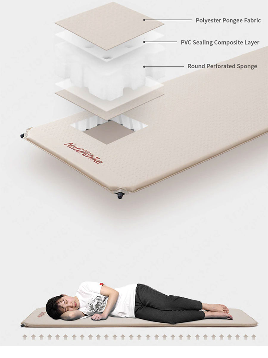 Square Self Inflatable Sleeping Pad NH20DZ002 13