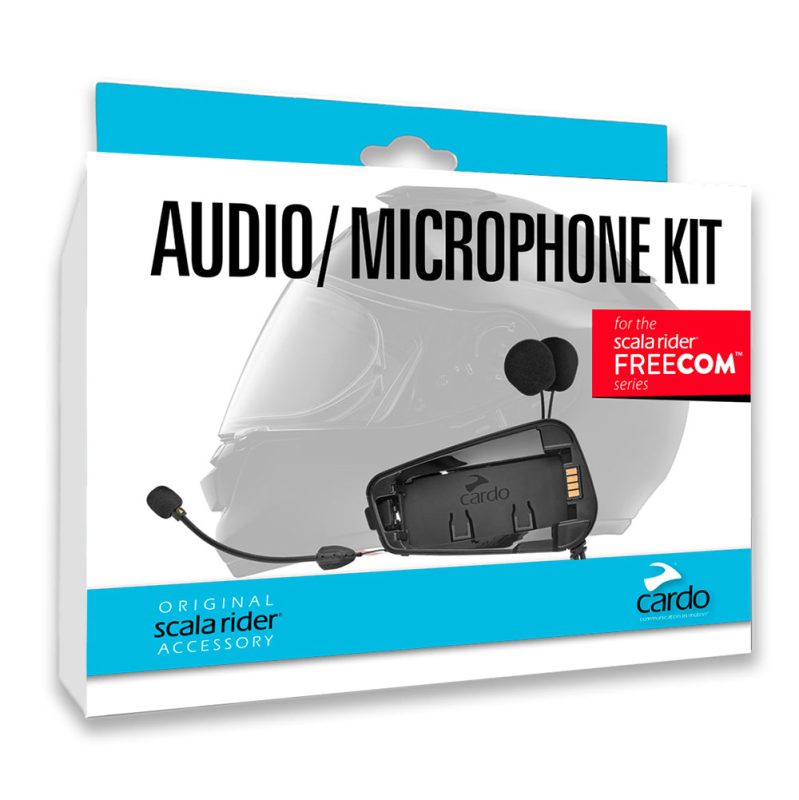 cardo audio and microphone kit for freecom series 1
