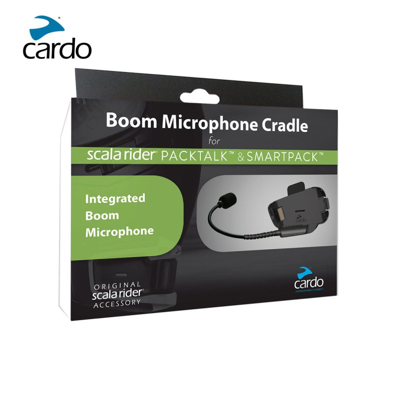 cardo boom microphone cradle for scala rider packtalk and smartpack 2