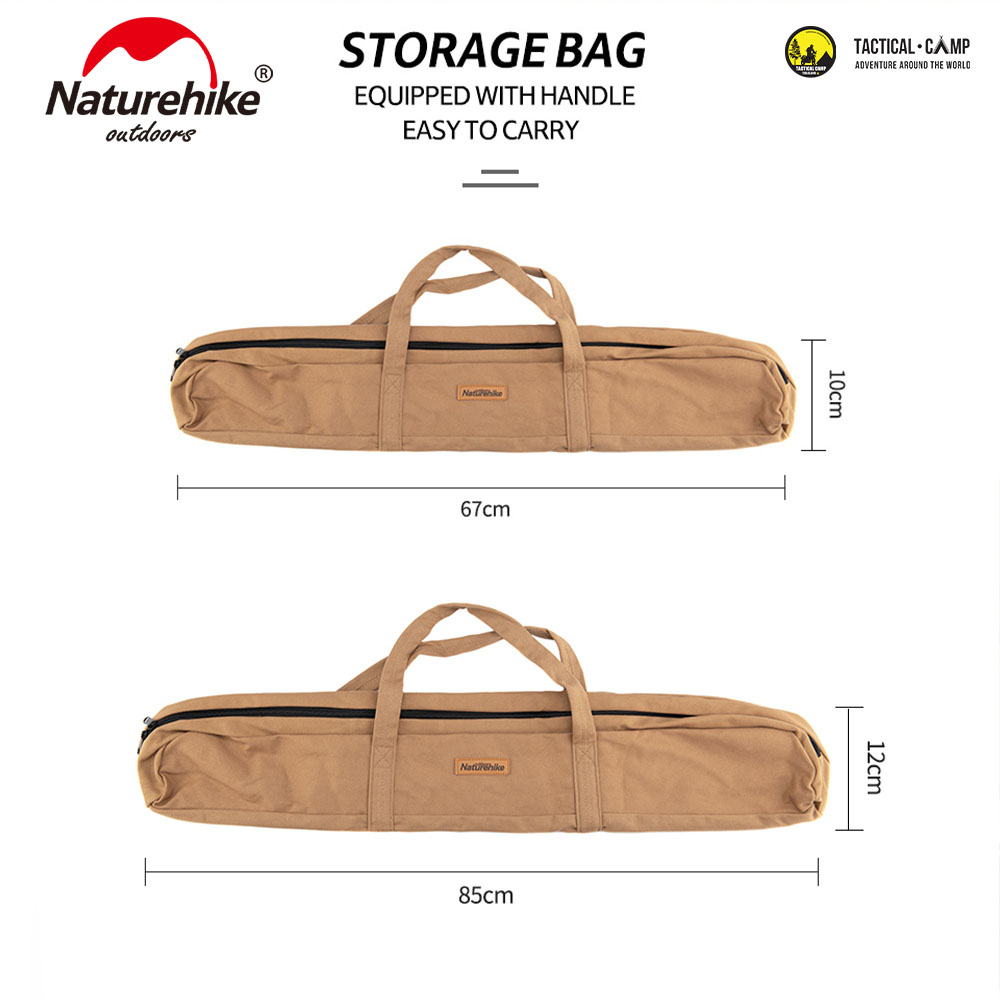 naturehike nh20pj201 canopy pole storage bag camel cover